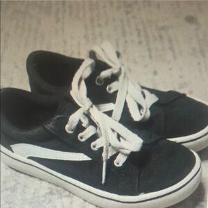Black and White Kids Sneakers